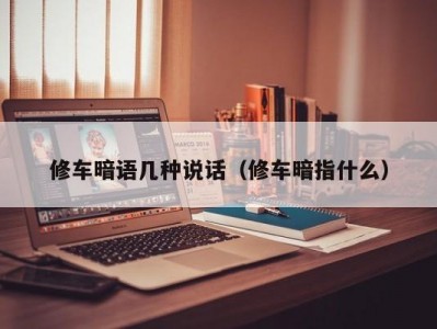 上海修车暗语几种说话（修车暗指什么）